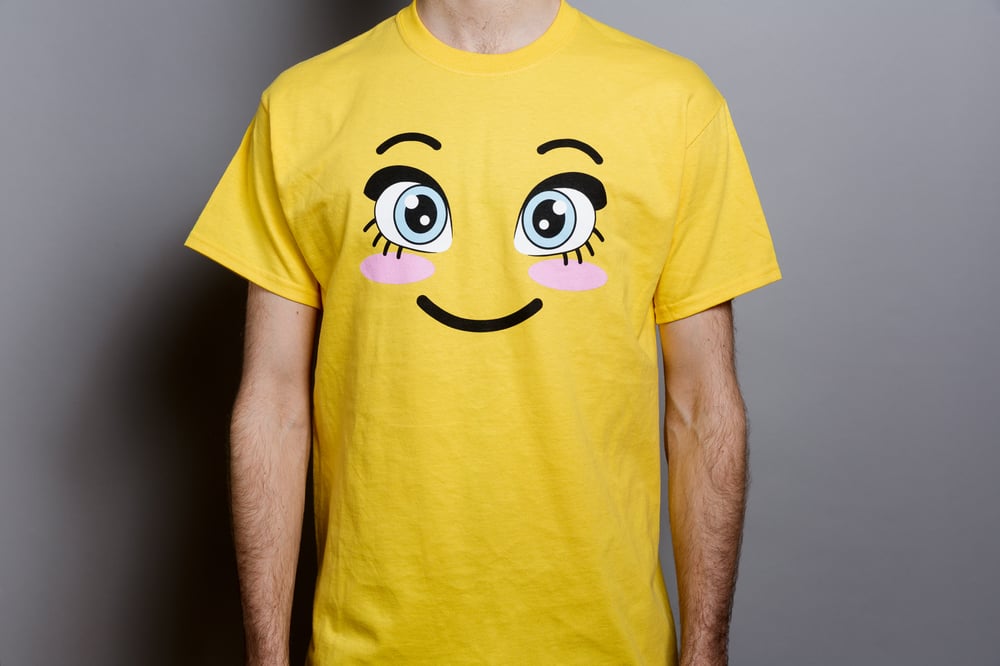 Rachel Maclean, <i>Happy T-Shirt</i>, 2018