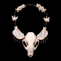 Image 4 of "Myval" Raccoon Skull Necklace