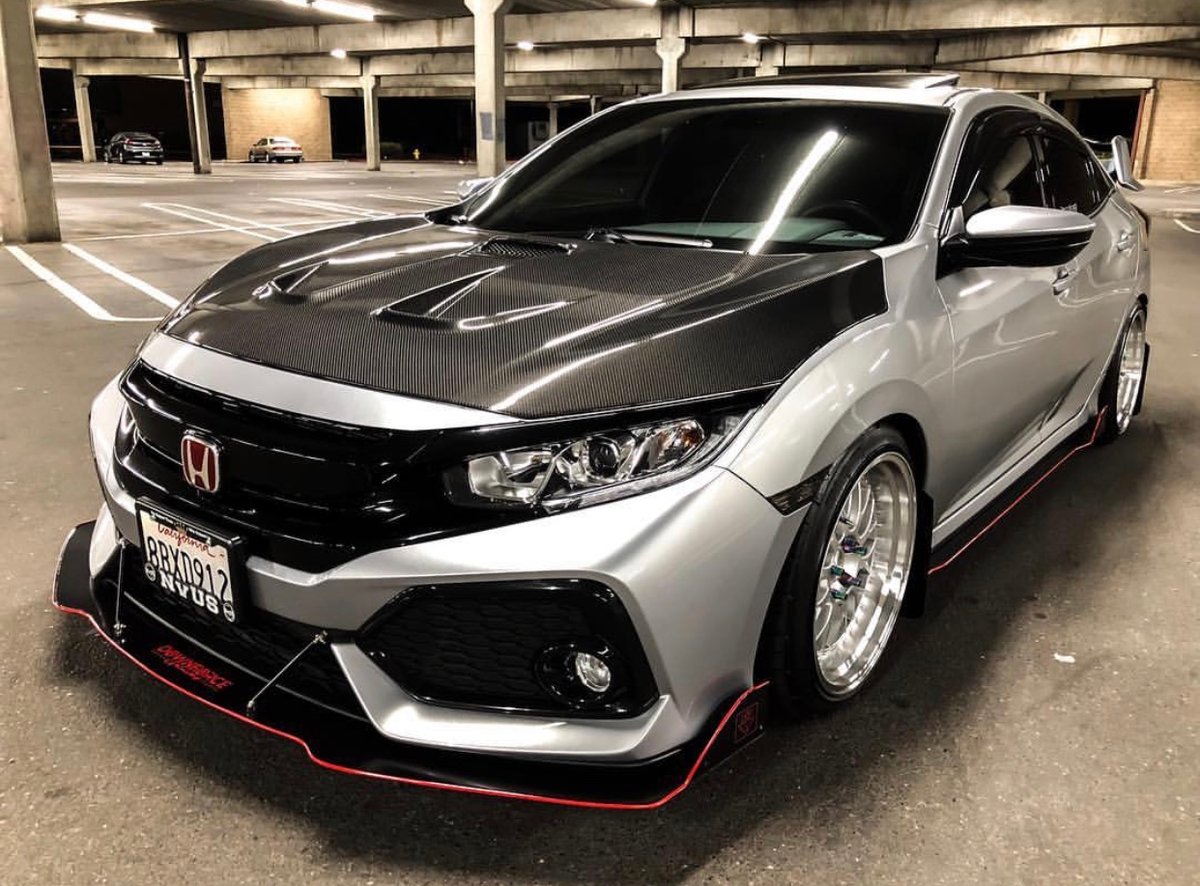 DownForceSolutions — 2016-2021 Honda Civic (10th Gen) "V2" front splitter