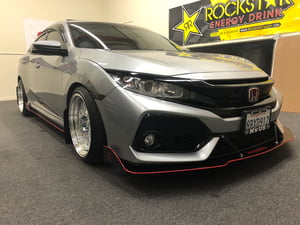 Image of 2016-2021 Honda Civic (10th Gen) "V2" front splitter