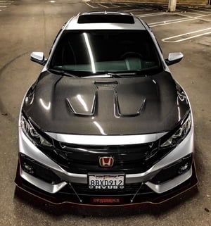 Image of 2016-2021 Honda Civic (10th Gen) "V2" front splitter
