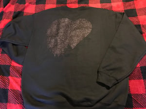 Image of WASH & GO.™️ Black Glitter Sweatshirt