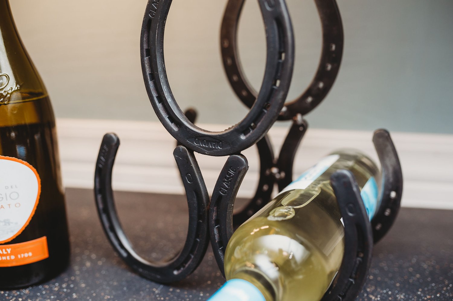 Image of Horseshoe Wine Rack
