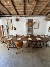 Image 11 of La table campagne sur tréteaux 