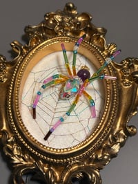 Image 2 of Amethyst Rainbow Widow in Gold