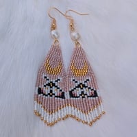 Image 2 of Moonlight 🌙 Moth fringe- spirit bead discounted 