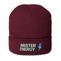 Image 4 of Organic ribbed beanie