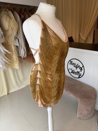 Image 3 of Gold Beaded Dress