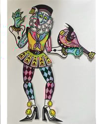 Image 1 of Cut-out-and-keep vamp paper clown