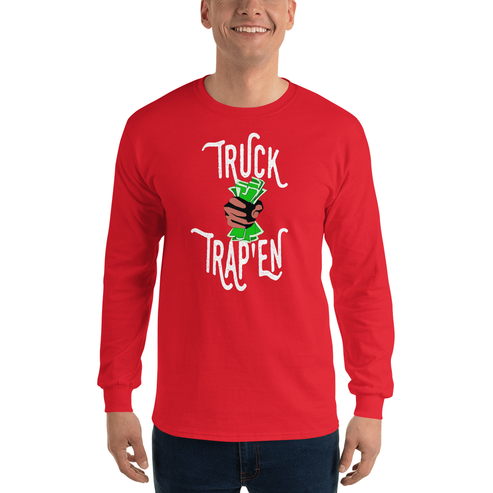 Image of Truck Trap'en Long Sleeve - RED