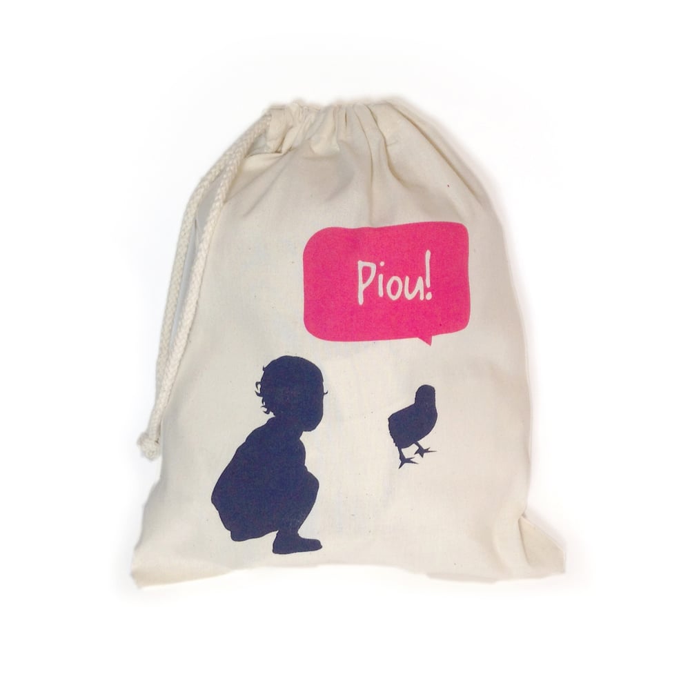 Image of Sac de transport pour jouets - Design « Piou »