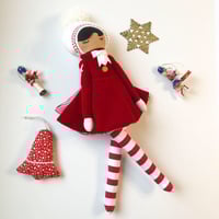 Image 2 of Red Classic Holiday Doll #1 