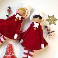 Image 4 of Red Velvet Classic Holiday Doll #2