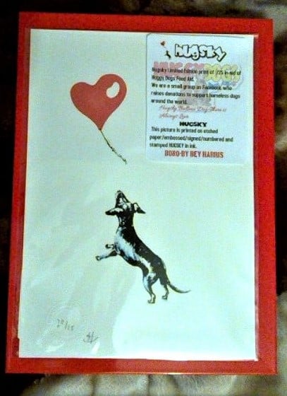 Image of Hugsky-The Balloon Dog Limited Edition signed and numbered prints