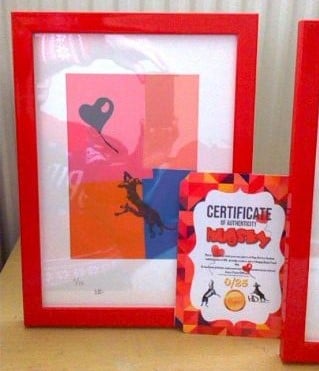 Image of Hugsky-Pop-Art Limited Edition print