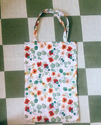 Image 1 of Pre-order Nasturtium Linen Tote Bag