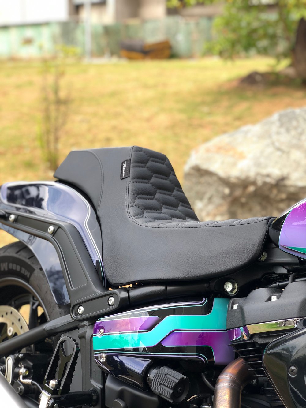 Image of Dynamite Crew Softail Fat Bob Squarebody Seat