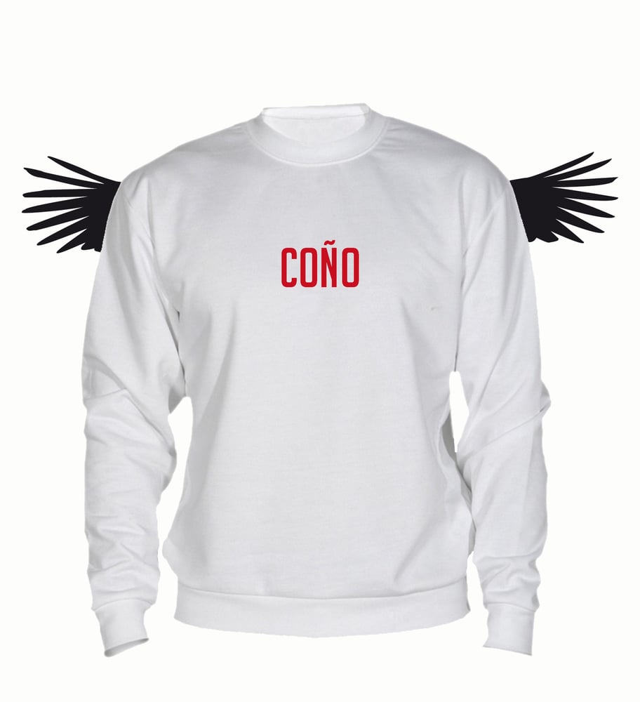 Image of SUDADERA Blanca "COÑO" :)