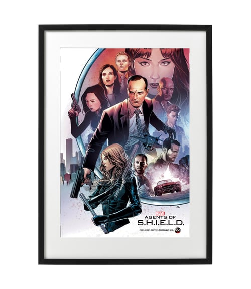 Image of AGENTS of SHIELD - San Diego Comic Con 2015 Exclusive Poster