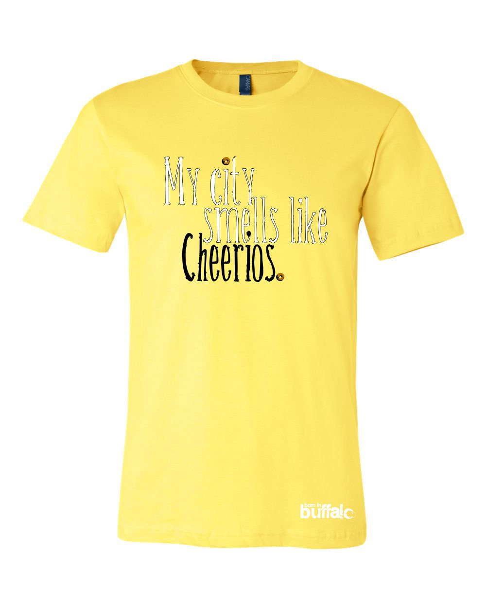 Image of My City Smells Like Cheerios Unisex YELLOW