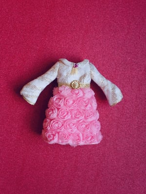 Image of LoungingLinda Rosebud Dress ~ Pink
