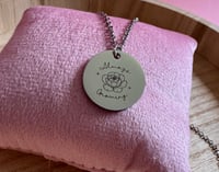 Image 2 of Always growing silver pendant necklace