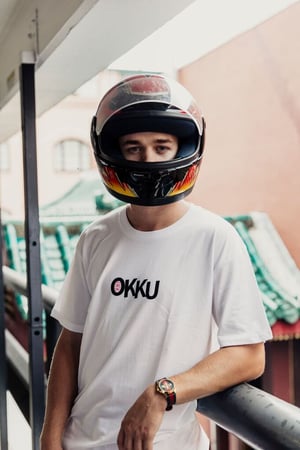 Image of White Okku Basic Tee