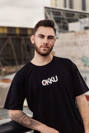 Image of Black Okku Basic Tee