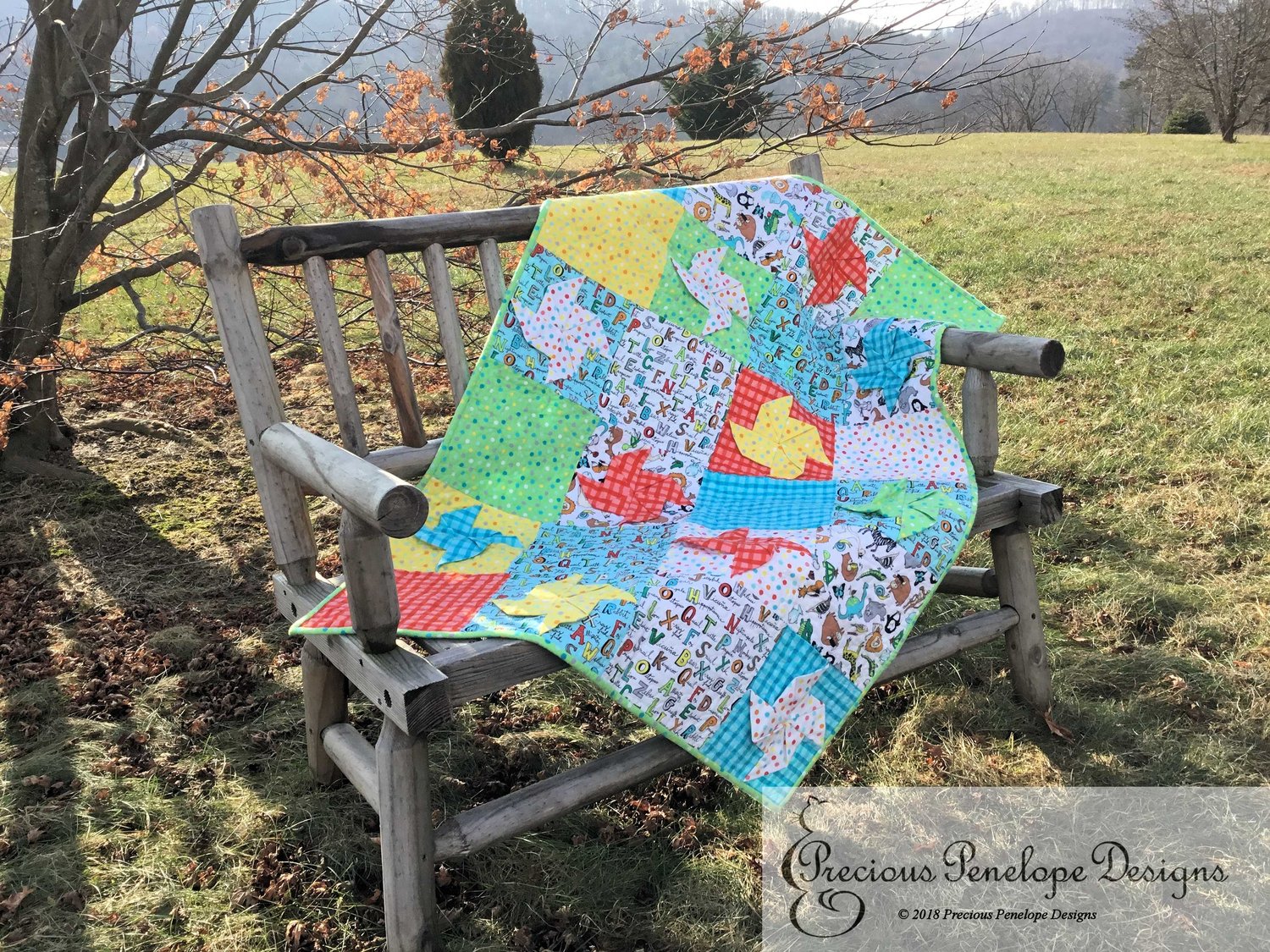 Image of Flannel Pinwheel Quilt
