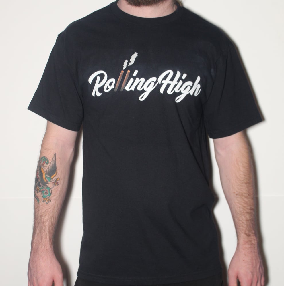 Image of Rolling High White Bold Logo