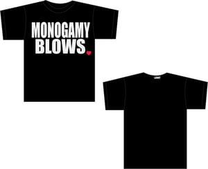 Image of The Monogamy Blows Tee (Black)