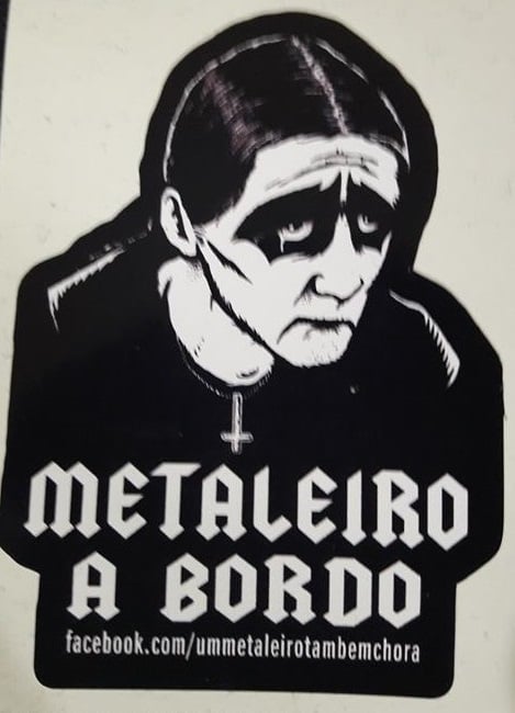 Image of Sticker "Metaleiro a Bordo"