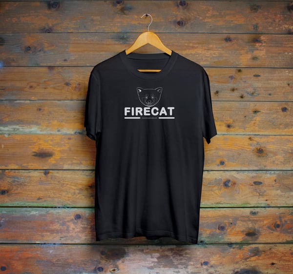 Image of Firecat logo T-shirt by Firecat