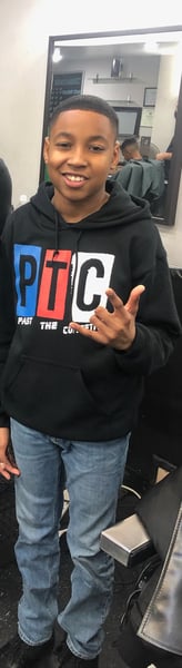 Image of BLACK PTC HOODIE