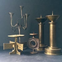 Image 2 of Pair of Art Deco Candlesticks