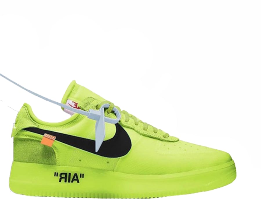 Image of NIKE X OFF WHITE AIR FORCE 1 LOW VOLT AO4606-700