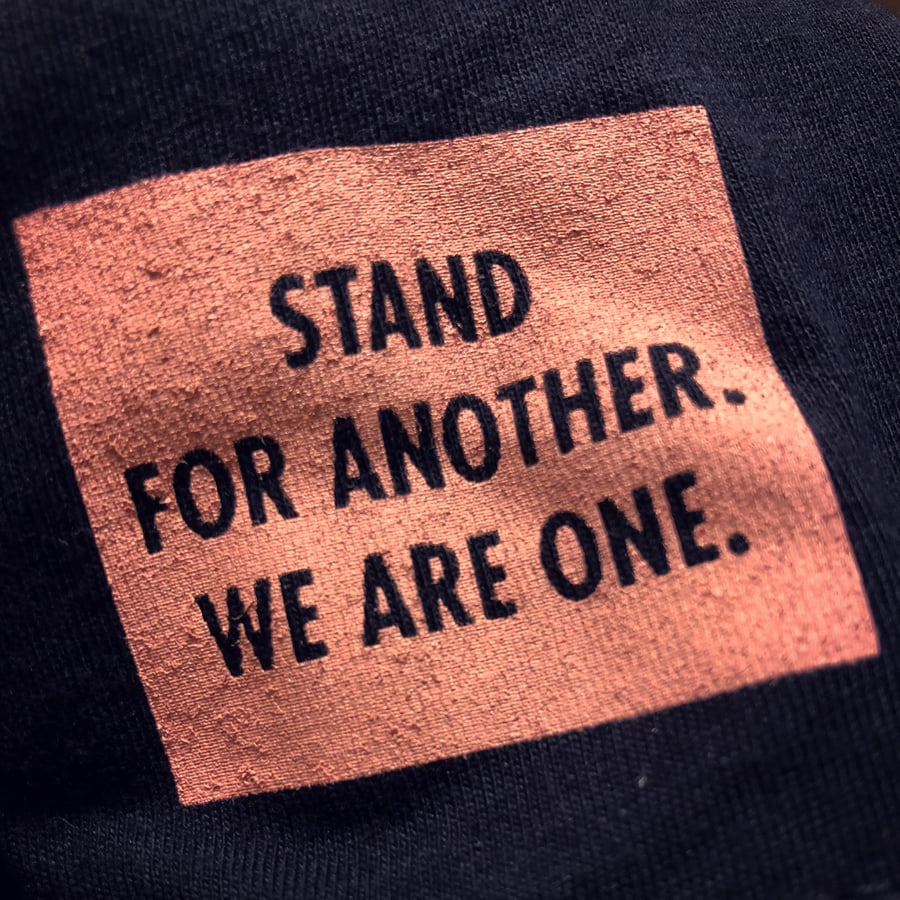 Image of UNITY TEE (BLACK/ROSE GOLD)