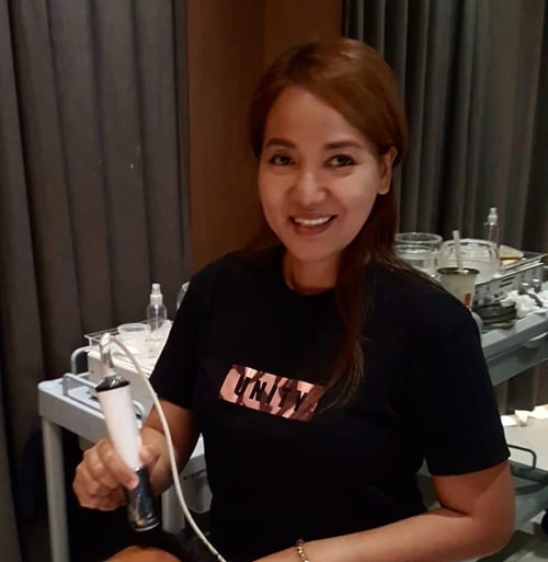 Image of UNITY TEE (BLACK/ROSE GOLD)