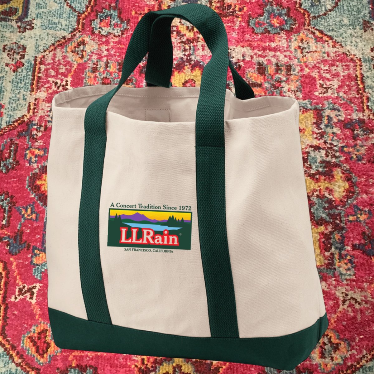 LL Rain Embroidered Tote Bags!!