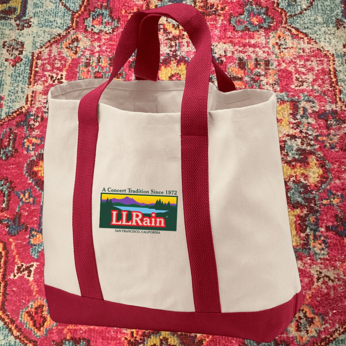 LL Rain Embroidered Tote Bags!!
