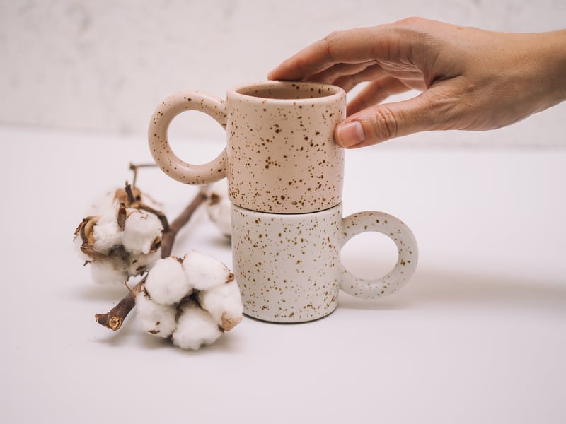 Image of Speckled mugs / S