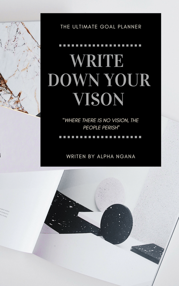 Image of Write your Vision Down Goal Planner