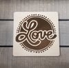 Love Coaster Drinks Mat Girlfriend Boyfriend Anniversary Gift