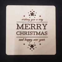 Image 2 of Merry Christmas Coaster Drinks stocking Filler