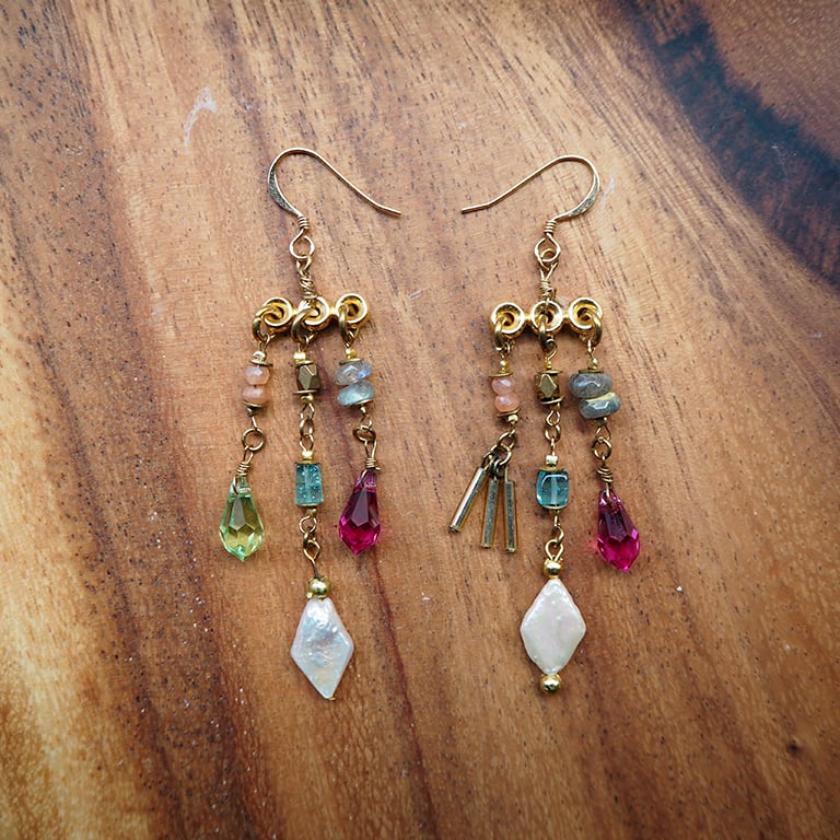 Image of Trinket Earrings (Mixed Jelly)