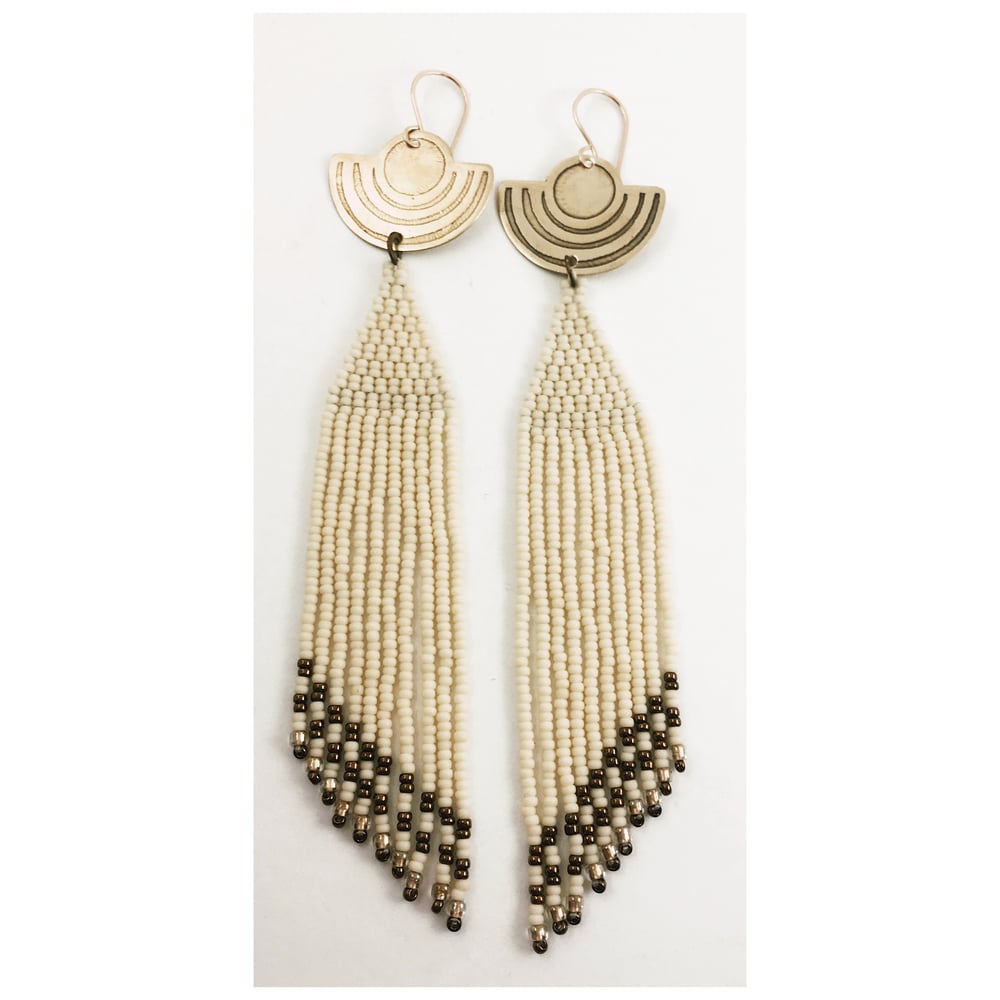 Chevron Serpentina Earrings SERPENTINE AND FAIR