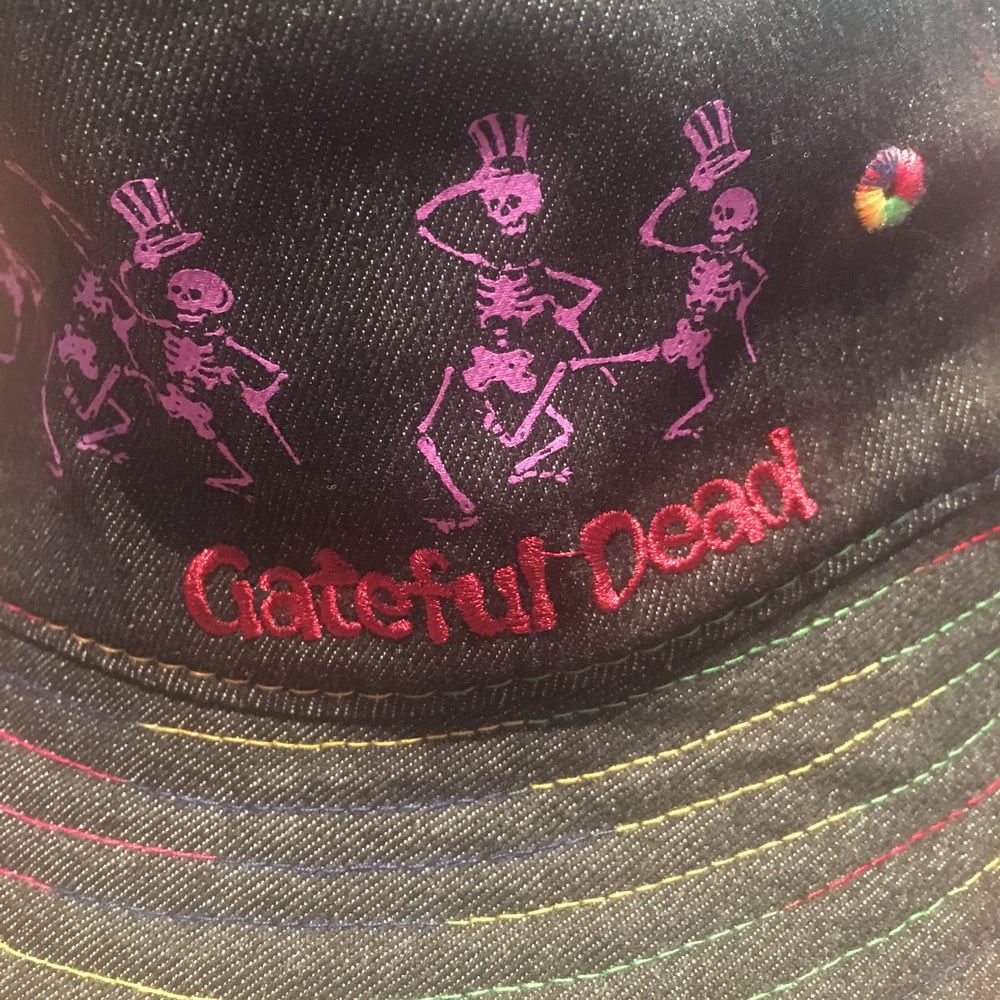 Image of GD Dancing Skeleton Embroidered Bucket Hat! 
