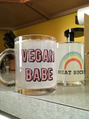 Image of Vegan babe/ plant based babe 11 oz mug