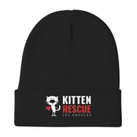 Image 1 of Cold Weather? Kitten Rescue Knit Beanie