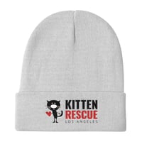 Image 2 of Cold Weather? Kitten Rescue Knit Beanie